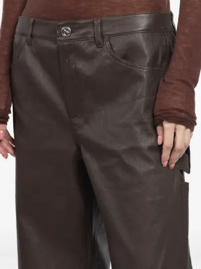 Sprwmn Americano Pocket-detail Trousers In Brown