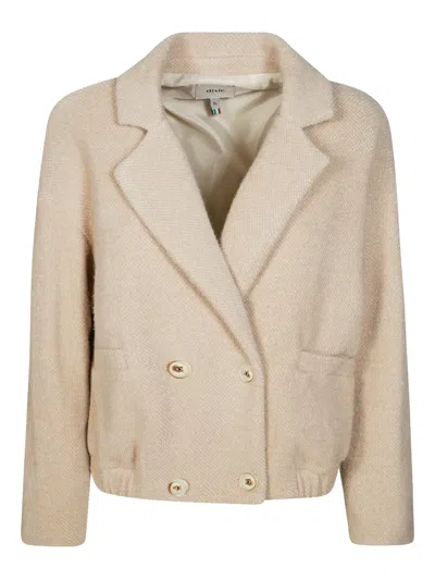 双排扣短款外套