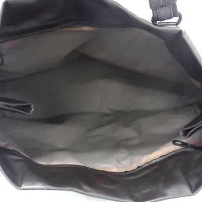 Pre-owned Bottega Veneta Dark Brown Leather Handbag Shoulder Bag Tote Bag ()