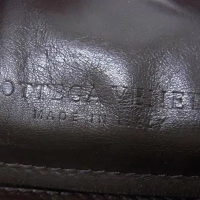 Pre-owned Bottega Veneta Dark Brown Leather Handbag Shoulder Bag Tote Bag ()