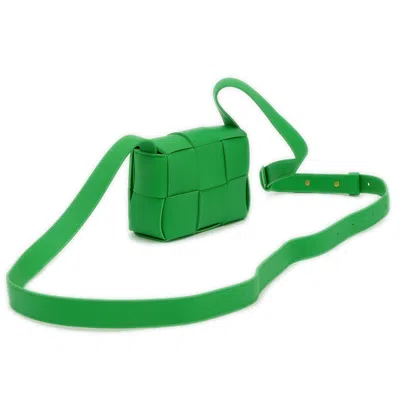 Pre-owned Bottega Veneta Intrecciato Green Intrecciato Shoulder Bag ()