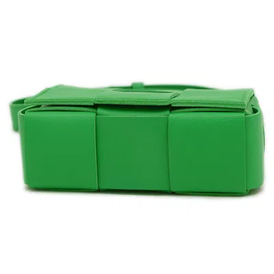 Pre-owned Bottega Veneta Intrecciato Green Intrecciato Shoulder Bag ()