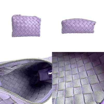 Pre-owned Bottega Veneta Purple Intrecciato Shoulder Bag ()