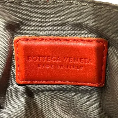 Pre-owned Bottega Veneta Red Color Intrecciato Coin Purse/coin Case ()