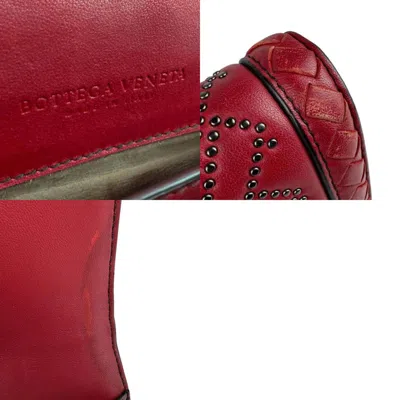 Pre-owned Bottega Veneta Red Color Leather Shoulder Bag ()
