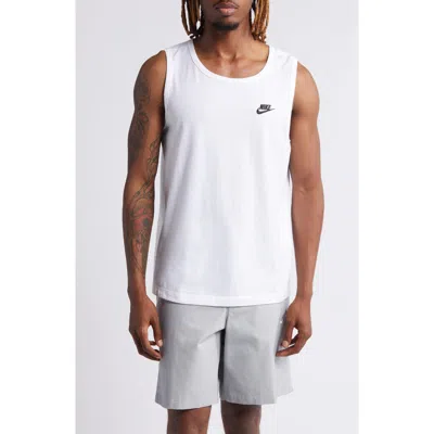 Nike Club Tank Top In White