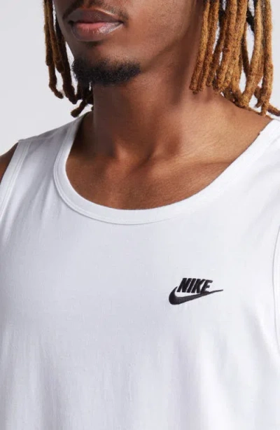 Nike Club Tank Top In White