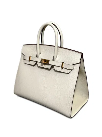 Pre-owned Hermes 2025 Birkin 25 Handbag In Neutral