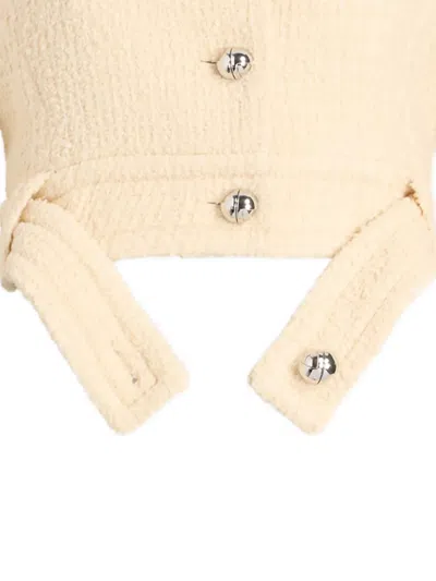 Patou Belted Cropped Jacket In Black