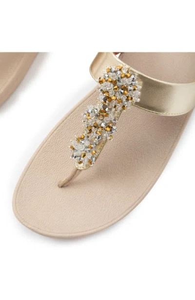 Fitflop Galaxy Toe Wedge Flip Flop In Multi