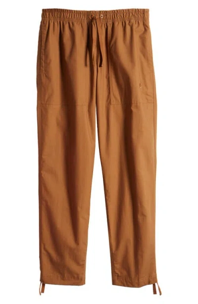 Nike Sportswear Club Barcelona Woven Cotton Pants In Brown