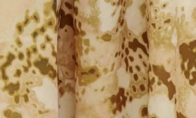 Flying Tomato Abstract Print Tiered Maxi Dress In Multi