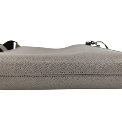 Pre-owned Bvlgari Grayish Leather Messenger Bag Shoulder Bag ()
