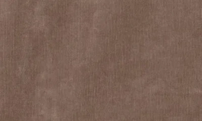 Eileen Fisher Stretch Organic Cotton Corduroy Classic Collar Jacket In Brown