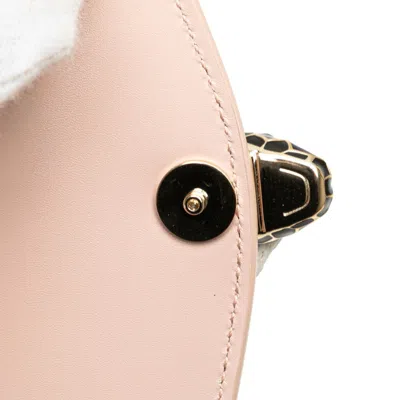Pre-owned Bvlgari Pink Leather Wallet (tri-fold) ()