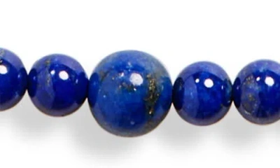 Caputo & Co Spirit Beaded Necklace In Black