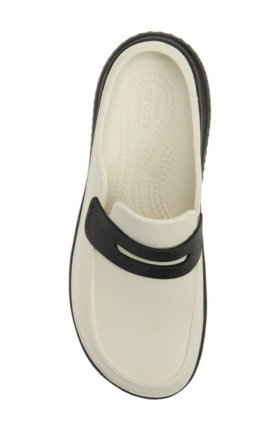 Crocs Platform-heel Slippers In White
