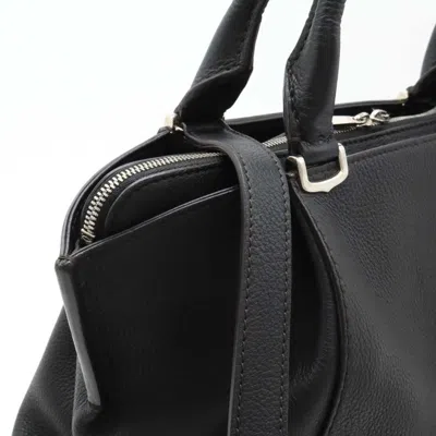 Pre-owned Cartier Black Leather Handbag Shoulder Bag Tote Bag ()