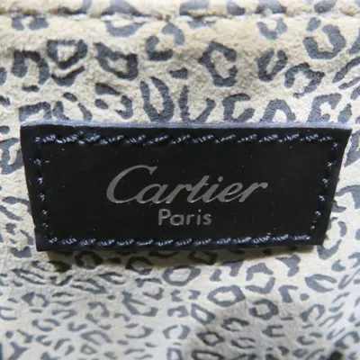 Pre-owned Cartier Black Leather Shoulder Bag Sling Bag ()