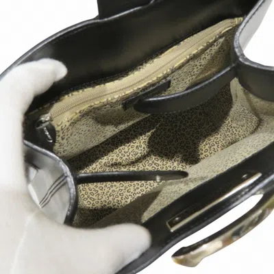 Pre-owned Cartier Black Leather Shoulder Bag Sling Bag ()