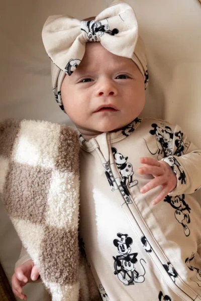 Charlie Lou Baby ® Steamboat Willie Double Zipper Convertible Romper In Gray