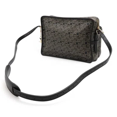 Pre-owned Celine Black Gray Pvc Leather Shoulder Bag ()