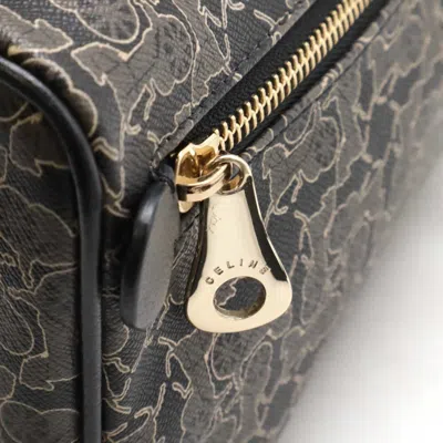 Pre-owned Celine Black Gray Pvc Leather Shoulder Bag ()