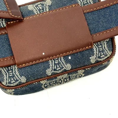 Pre-owned Celine Blue Denim Fanny Pack Pouch ()
