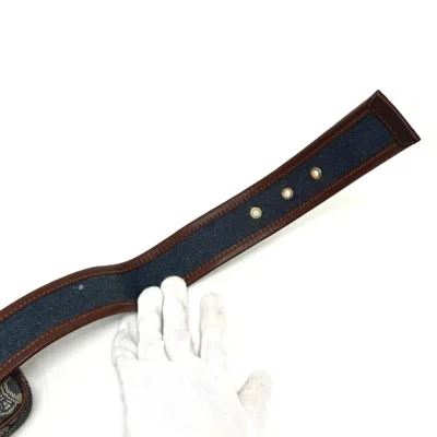 Pre-owned Celine Blue Denim Fanny Pack Pouch ()