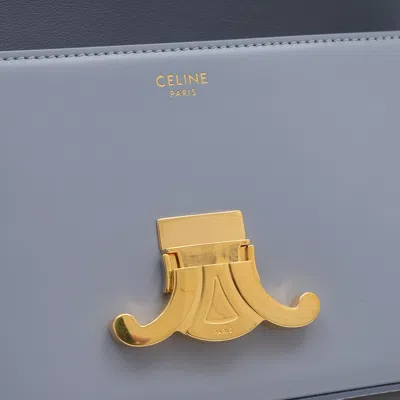 Pre-owned Celine Blue Leather Shoulder Bag ()