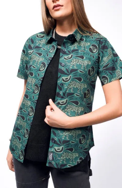 Wildfang The Essential Button Up In Green