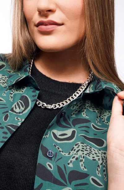 Wildfang The Essential Button Up In Green