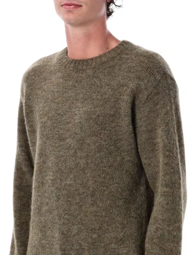 Apc A.p.c. A.p.c. Lucas Alpaca Blend Crew Neck Sweater In Gray