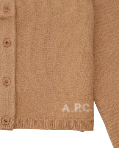 Apc A.p.c. Sweaters Brown In Neutral