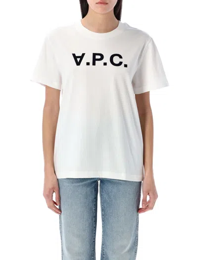 Apc A.p.c. Grand Vpc T-shirt Women In White
