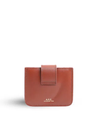 Apc A.p.c. Wallets In Brown