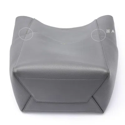 Pre-owned Celine Gray Leather Shoulder Bag ()