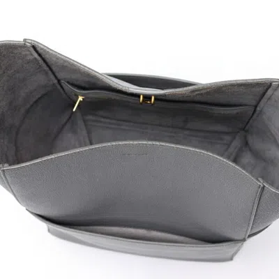 Pre-owned Celine Gray Leather Shoulder Bag ()