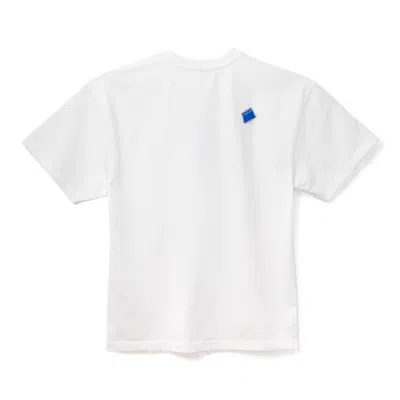 Adererror Artistic Graphic Print Semi-oversized T-shirt In White