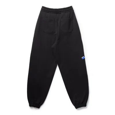 Adererror Mid-rise Semi-oversized Black Pants In Black