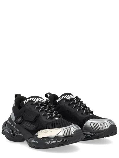 Dsquared2 Faster Lace-up Low Top Sneakers In Multi