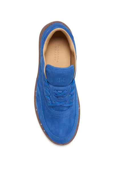 Gabriela Hearst Ohio Slip-on Sneaker In Cobalt Nubuck In Blue