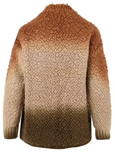 Akep Coats Multi Colour In Gold