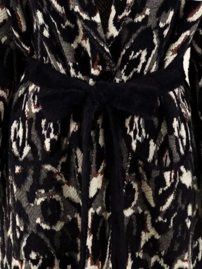 Akep Coats Multi Colour In Black