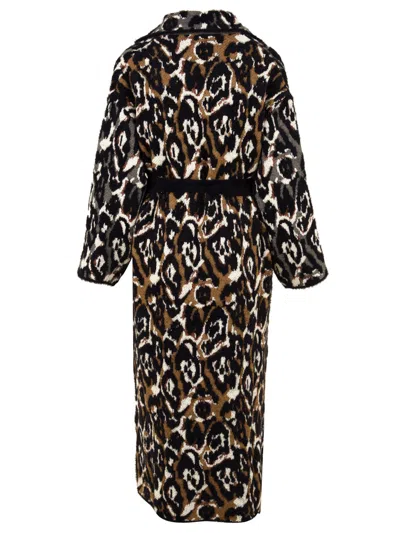 Akep Coats Multi Colour In Black