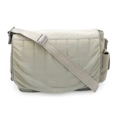 Pre-owned Chanel Sport Light Gray Nylon Shoulder Bag ()