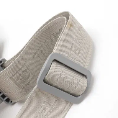 Pre-owned Chanel Sport Light Gray Nylon Shoulder Bag ()