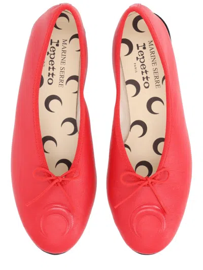 Marine Serre X Repetto In Red