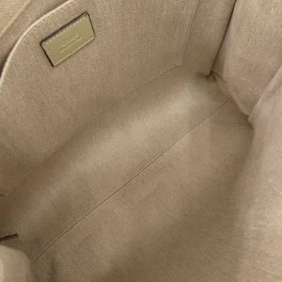 Pre-owned Chloé Beige Leather Canvas Shoulder Bag Tote Bag ()