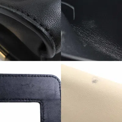 Pre-owned Chloé Black Ivory Leather Shoulder Bag ()